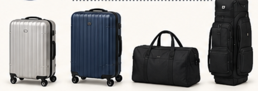 Examples of large luggage